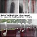 Halloween Shower Curtain Set: Spooky Female Blood Ghost Shadow Halloween Bathroom Shower Curtain with Hook, Bloody Handprint Haunted House Fabric Shower Curtain for Bathroom Decorations Indoor, 72 x 72 inches