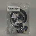 Acoustic Tube Earpiece with Mic for Motorola Walkie Talkies, Surveillance Headset and PTT Compatible with Motorola 2 Way Radios BPR40/ CP/ CLS/ DTR/ PR/ RDU/ RMU Series (Black)