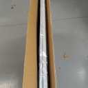 51.18" Tall Extra Tall Pet Gate Dog Door, Auto Close Safety Gates for Kitchen Living Room Doorways Hallway, Indoor Pet Gates for Dogs or Cats(Black) (White, 29.6-40.5")