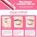 2 x 12 PCS Eyebrow Razor, Face Razors for Women and Men, Grooming Exfoliating Dermaplaning Tool for Face, Women Facial Hair Remover with Cover, Multipurpose Eyebrow Trimmer Shaper (red)