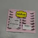 Newcally Half Lashes Mink Natural Cat Eye Wispy False Eyelashes 3D Volume Strip Fake Eyelashes Accent Corner 3/4 Eye Lashes DIY Cluster Faux Mink Half Eyelashes 14 Pairs