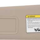 Car Sun Visor Replacement for 20082013, Left Driver Side Sun Visor with Makeup Mirror, Beige Blocking Interior Sunshade Sunvisor for