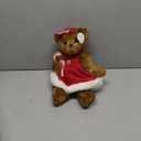 Christa Cane Christmas Bear Stuffed Animal, 14.5 Inch, Christmas Teddy Bear Plush, Teddy Bear for Kids