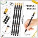 100Pcs Pencils with Erasers,Harry Potter Pencils bulk for Kids Novelty Fun Wood Pencils Wood Pencils for School Company Office Stationery Gift,Perfect For a Wizard Theme,Party Favors