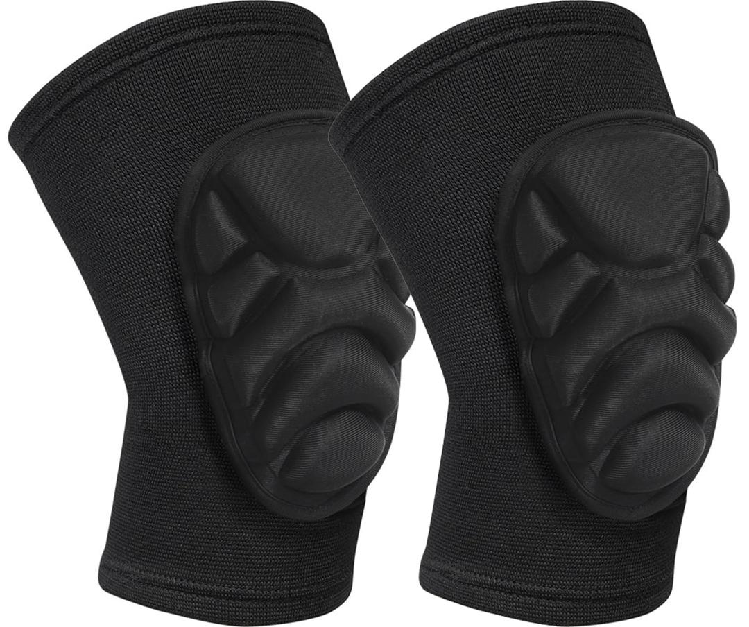 Volleyball Knee Pads for Women Men Wrestling Knee Pads Wrestling Gear, Soft EVA Crash Pad Collision Avoidance Knee Sleeve, Snowboarding Gear Knee Protector Soft Knee Pad for Work Soccer Football Dance Roller Skating (X-Large)