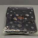 Pritent Car Trash Can with Lid, Cute Leakproof Car Trash Garbage Bag Hanging Vehicle Trash Bin Small Portable Automotive Garbage Cans Organizer for Back/Front Seat/Console(2.8 Gallons,Black Flower)