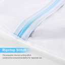 2 x 3 Pcs Mesh Laundry Bags Set for Delicates with AUTO-Lock Zipper, Lingerie Bags for Washing Delicates, Laundry Bags Mesh Wash Bags, Delicates Laundry Bag for Jeans,Blouse,Stocking,Bra(XXL,24" x 24")