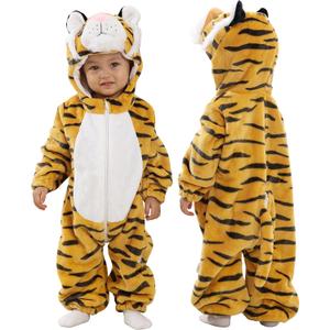 Tonwhar Toddler Infant Tiger Animal Fancy Dress Costume (100（Height:31"-35"/ Ages 18-24 Months）, Tiger) 