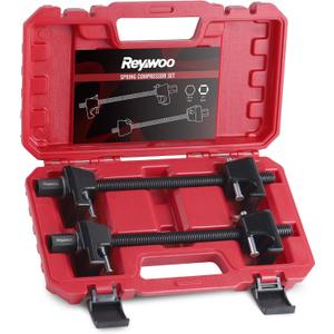 Reywoo Spring Compressor Tool, Heavy-Duty Coil Spring Compressor Tool with Locking Pins, Strut Spring Compressor 13/16" Socket 1/2" Drive to Compress The Coil Spring