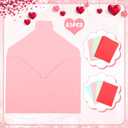 63 Sets Valentine Saint Patrick's Day Easter Cards with Envelopes Bulk Colorful Heart Rabbit Egg Four Leaf Clover Valentines Day Card 4 x 5 Inch Gift Heartfelt Greeting Cards with 9 Design (Multicolored)