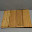 BAMEOS 4 PCS Bamboo Drawer Divider Adjustable Drawer Dividers Kitchen Drawer Organization Utensil Organizers for Kitchen Dresser Bathroom Bedroom and Office (Natural)