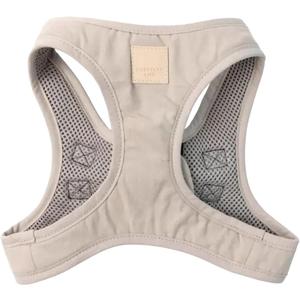 FuzzYard Life Step in Dog Harness | Size S | Stylish Premium Cotton Design in Sandstone Perfect for Everyday Walks