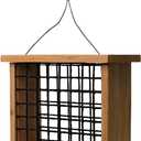 Cedar Seed Cake Bird Feeder - Made in USA, 9.75" x 7" x 8.75"