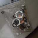 5 on 4.5" Bolt Circle Drum Kits w/ 10" x 2-1/4" Left and Right Self-Adjusting Electric Brake for 3,500lbs Trailer Axle