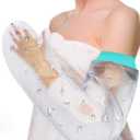 Waterproof Cast Covers for Shower Arm Cast Covers for Shower Adult, Reusable Cast Shower Cover Arm, Soft Comfortable Cast Protector for Bandages, Dressings