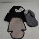 COOLBEBE Upgraded 3-in-1 Baby body Support for Newborn Infant Toddler - Extra Soft Car Seat Insert Cushion Pad, Perfect for Car seats, Strollers, Swings, Black