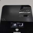 Digital Bathroom Scales for Body Weight, Weight Scale with High Precision Sensors Accurate Round Corner Design LED Display 400lbs/180kg (Black)