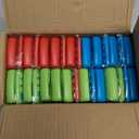 30 Pack Pocket Calculator Small Battery Powered Bulk Mini Size 4 Function Hand Held Basic Calculator for Students Kids School Home Office(Green, Red, Blue)