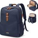 Laptop Backpack for Women,Casual Work Business Backpacks Purse Carry on Travel Backpack,15.6 Inch,Navy Blue