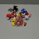 DYALE 8PCS Super Speed Hedgehog Action Figures, 5.2-5.7-Inch PVC Figures, Perfect for Kids and Anime Movie Fans