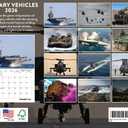 Military Calendar 2026 Navy Marine Army Vehicles Monthly Wall Calender 12 Month | American Made In The USA
