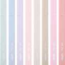 Mr. Pen- Aesthetic Highlighters No Bleed, 8 Pack, Muted Pastel Color, Chisel Tip, Cute Highlighters Assorted Colors for Journaling, Highlighting, Underlining, Fast Dry, Back to School Supplies