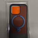 TORRAS Upgraded 360 Spin Magnetic Stand for iPhone 16 Pro Case, Fit for MagSafe, Built-in Kickstand & Ring Holder, Mil-Grade Protective Soft Edge Translucent Slim Case for iPhone 16 Pro, Blue 6.3''