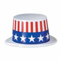 Patriotic Hat White, Pack of 7
