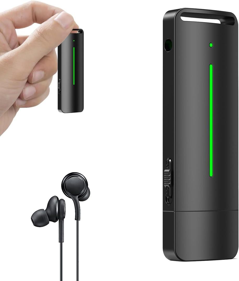 Digital Voice Recorder, Voice Memo Device, USB Digital Audio Note Taker with Playback, One-Click Operation, 25-Day Standby, WAV HD Sound, Portable for Meetings, Lectures, Interviews