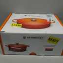 Le Creuset Enameled Cast Iron Signature Oval Dutch Oven, 15.5 qt., Oyster