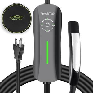 Portable Tesla Charger Level 1, 15Amp 110V, 1.65KW Tesla Electric Vehicle Charger, 21Ft Extension Cord, Plug-in Electric Car Home Charging Station,Compatible with All Tesla Models X/Y/3/S