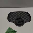 Wuyaoyao Multifunction Car Anti-Slip Mat Auto Phone Holder, PVC Car Dashboard Non-Slip Pad Phone Mount with Temporary Parking Number, Automotive Sticky Dash Pad for Phones, Keys, Gadgets (Black+Gray)