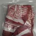 Oval Christmas Tablecloth 60 x 84 In,Christmas Tree Elk Santa Snowflake Red Christmas Tablecloth,Polyester Waterproof Wrinkle Resistant Durable Table cloth for Holiday,Kitchen,Winter and Home Decor