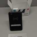 AFK Wireless Charging Station with Bluetooth Speaker and Alarm Clock,Wireless Charger Compatible with iPhone,Android Phones(Black)