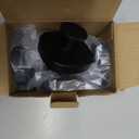 Suction Cup Hooks for Wreaths on Glass, 2025 New No Drill Suction Cup Hooks for Shower Wall Hanging Towels, Suction Cup Wreath Hanger Holder for Glass Door Window Mirrors Bathroom (Black)