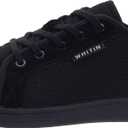 WHITIN Women's Minimalist Barefoot Shoes Wide Toe Box Zero Drop Fashion Sneakers Size 9 Fashion Workout Road Running W81 Walking Comfy Gym Black 40