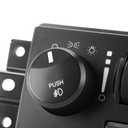 Headlight Switch Control for 2006-2009 Dodge Ram 1500 2500 3500, 2005-2010 Dodge Dakota, 2007-2009 Dodge Durango Fog Light Switch Headlamp Cargo Lamp Instrument Panel Dimmer 56049637AD, HLS1349