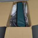 Indestructible Heated Cat House for Outside Winter, 100% Waterproof, Safe Escape Door, Insulated Outdoor Cat Shelter with Heater for Feral Barn Cat Kitty (Forest Green, 13"x17"x18")