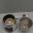 Maestri House Milk Frother, 21OZ Variable Temp and Froth Thickness Milk Frother and Steamer, Smart Touch Control Milk Warmer, Dishwasher Safe, Memory Function for Latte Cappuccino Hot Chocolate