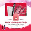 Valentines Love Hearts Welcome Mailbox Cover Magnetic Standard Size 20.5" x 18", Red Polka Dots Buffalo Plaid Stripe Decorative Post Letter Box Wrap Decor Garden Yard Outdoor Decoration