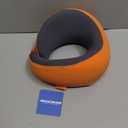 Skechers Women's Memory Foam Neck Pillow, Comfortable & Breathable Travel Pillow, Neck Pillow Airplane for Travel, Car Rides, Home, and Office Use, Ergonomic Design for Men and Women,Orange