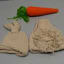 Vedory Newborn Baby Bunny Rabbit Crochet Knitted Photography Props Newborn Baby Outfits Diaper Costume