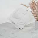 COLAMO Luxury Peel and Stick Backsplash,Faux Stone Mix Metal Smart Adhesive Mosaic Tile,Stick on Arabesque Geometric Water Jet, Accent Wall Tile for Kitchen,Fireplace,Bathroom(10,White Marble) (Silver Alps)