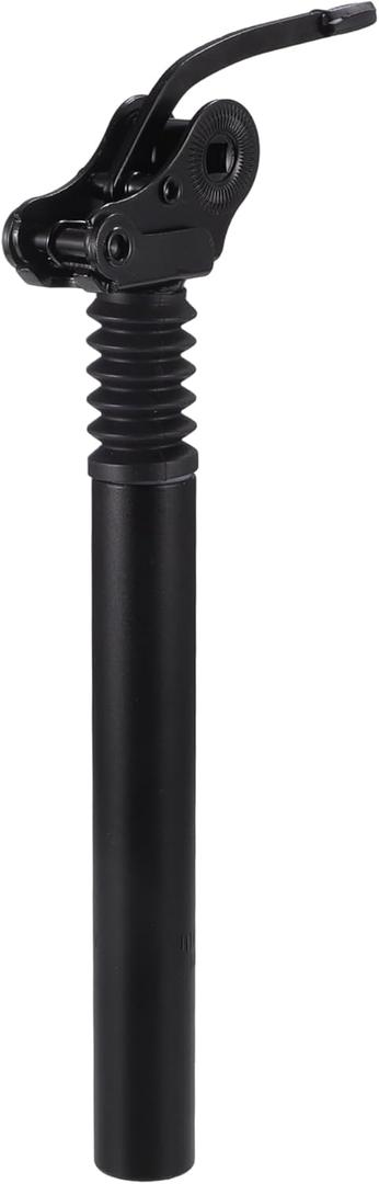 Bicycle Seat Post / Inner Adjustable Bike Seat for MTB Mountain Bike / Durable Aluminum Alloy Iron 30.4x300mm / 1Pcs Black