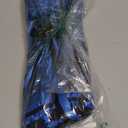 SHYMMUO Corset Tops for Women Sexy Overbust Bustier Lace Up Strapless Party Club Fairycore Renaissance Halloween Costume (Small, Blue/Black)