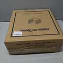 File Organizer Box with Lid,Hanging Filing Folder Organizer for Document Storage with Plastic Slide, Letter-size File Holder Filing Box for Office/Home/Decor/1Pack