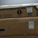 Step2 Lifestyle Dream Kids Kitchen Playset, Indoor/Outdoor Kitchenette, Interactive Play with Lights and Sounds, Made of Durable Plastic, 37 Piece Toy Accessories, Toddlers 2+ Years Old, Gray