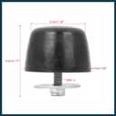 2 Pcs Black Rubber Bumper Cushion Hood Bump Stop for Jeep Wrangler JK 2018 KJ71051BK Automotive Parts