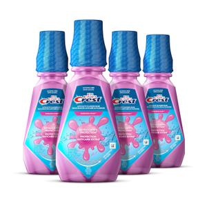 Crest Kid's Anticavity Fluoride Rinse, Bubblegum Rush, Pack of 4 (16.9 Fl Oz (Pack of 4))