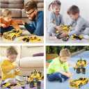 Sciencow 2-in-1 Build a Robot Kit, Remote & APP Controlled Robotic Building Blocks Toys STEM Projects for Kids Ages 8 9 10 11 12 13 14,Chirstmas Birthday Gift for Boys (RC Car)